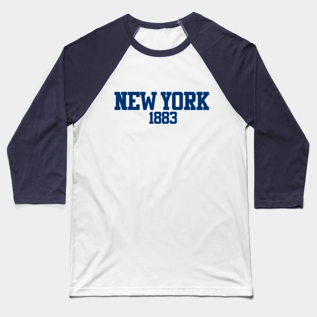 New York 1883 Baseball T-Shirt by GloopTrekker